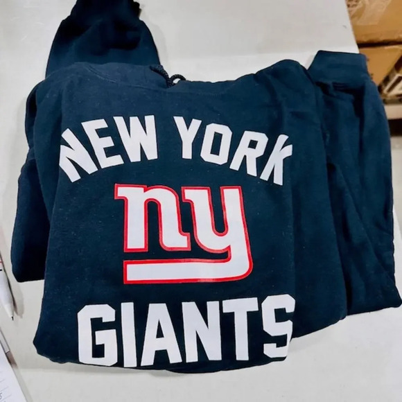 NEW Campus Colors New York Giants Gameday Hoodie Sweatshirt Black Size Medium - Picture 2 of 4